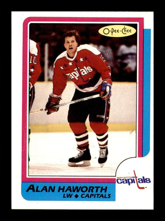 1986-87 O-Pee-Chee Alan Haworth 