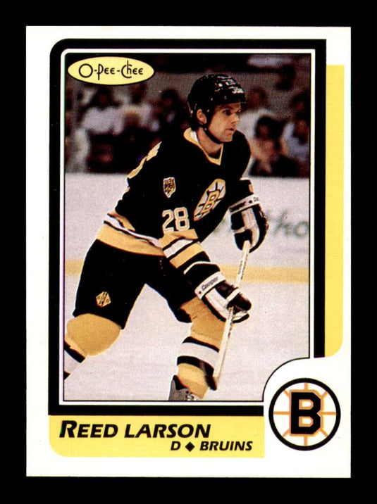 1986-87 O-Pee-Chee Reed Larson 