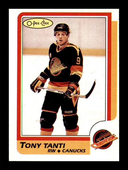1986-87 O-Pee-Chee Tony Tanti 