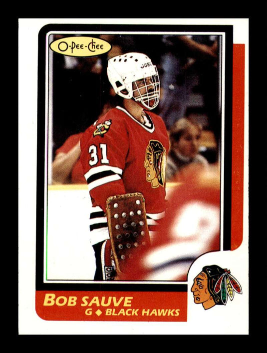 1986-87 O-Pee-Chee Bob Sauve 