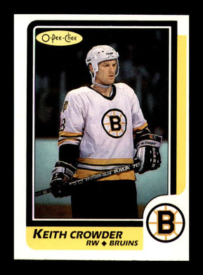 1986-87 O-Pee-Chee Keith Crowder 