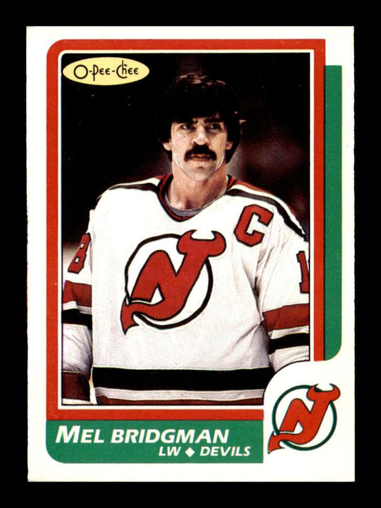 1986-87 O-Pee-Chee Mel Bridgman 
