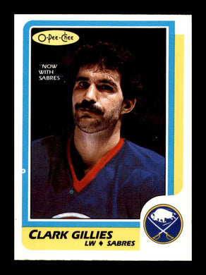 1986-87 O-Pee-Chee Clark Gillies 