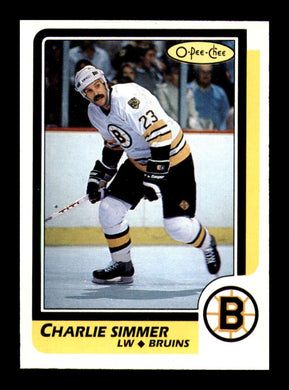 1986-87 O-Pee-Chee Charlie Simmer 