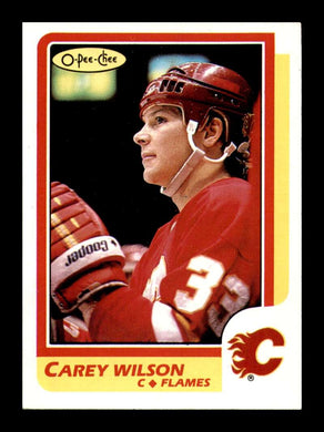 1986-87 O-Pee-Chee Carey Wilson 