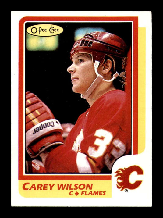 1986-87 O-Pee-Chee Carey Wilson 
