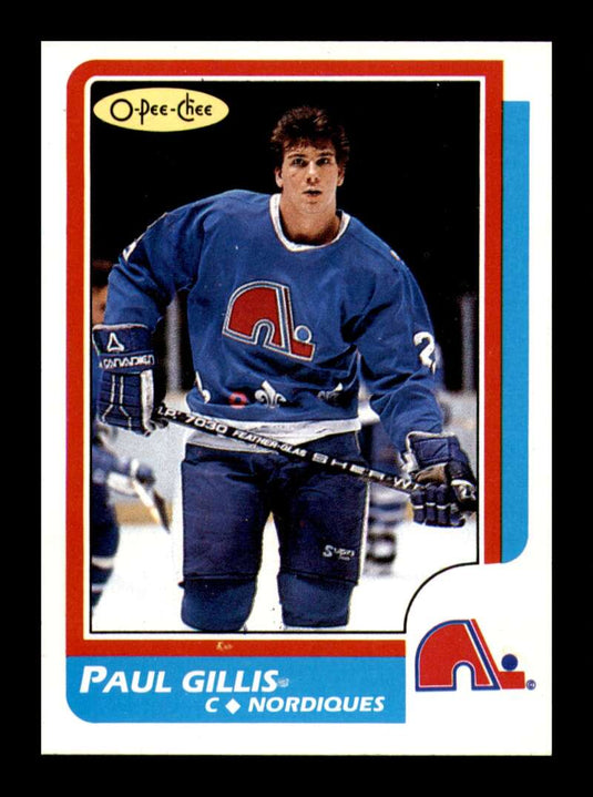 1986-87 O-Pee-Chee Paul Gillis 