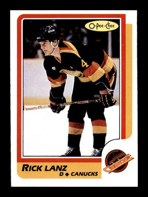 1986-87 O-Pee-Chee Rick Lanz 