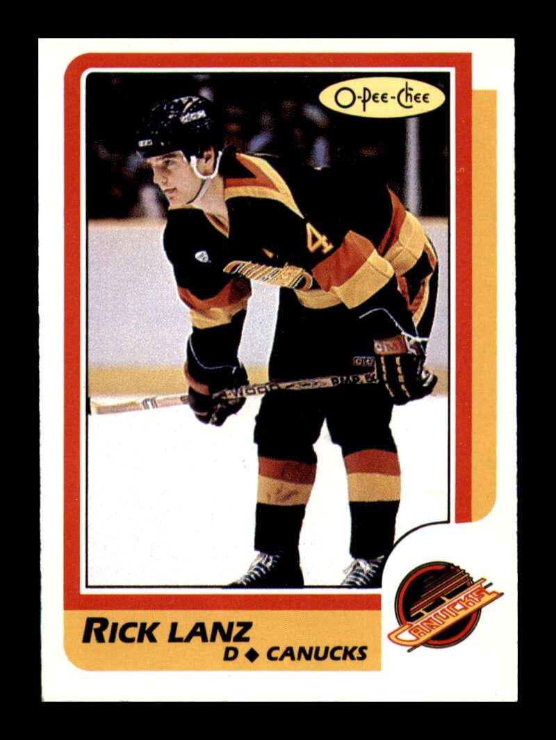 Load image into Gallery viewer, 1986-87 O-Pee-Chee Rick Lanz #179 Vancouver Canucks NM Near Mint Image 1
