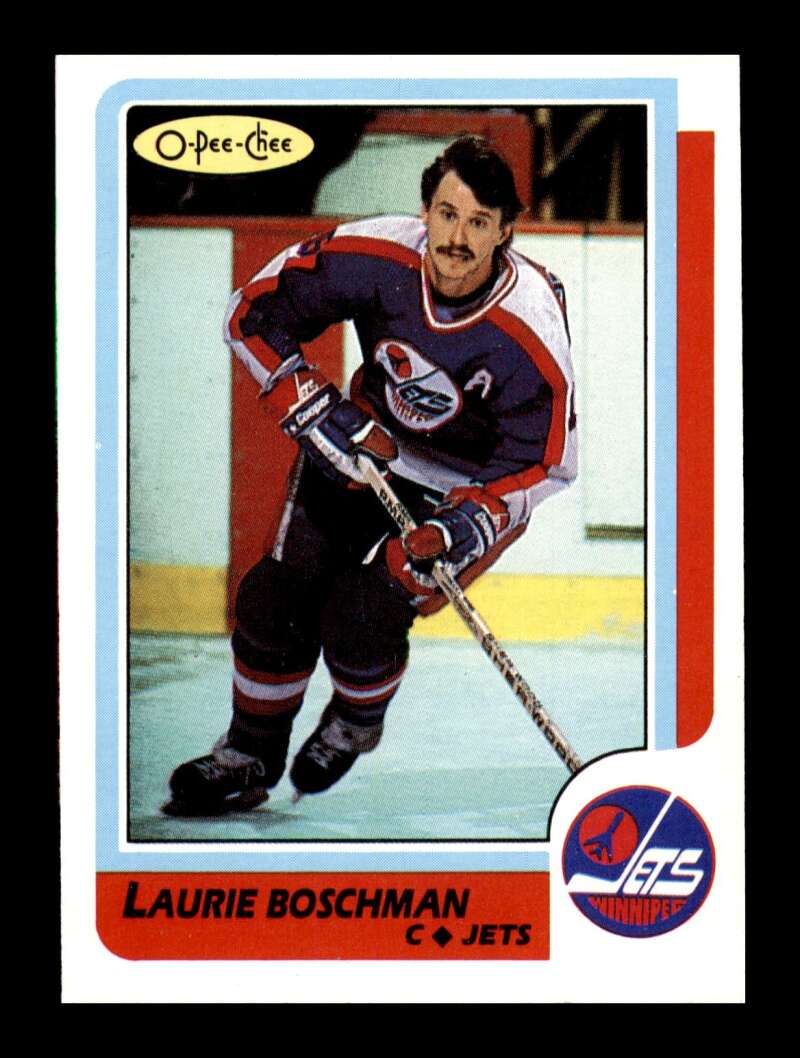 Load image into Gallery viewer, 1986-87 O-Pee-Chee Laurie Boschman #184 Winnipeg Jets NM Near Mint Image 1
