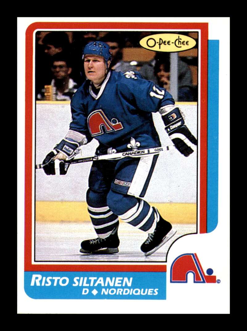Load image into Gallery viewer, 1986-87 O-Pee-Chee Risto Siltanen #187 Quebec Nordiques NM Near Mint Image 1
