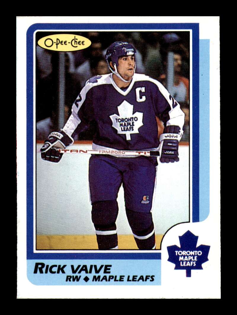 Load image into Gallery viewer, 1986-87 O-Pee-Chee Rick Vaive #191 Toronto Maple Leafs NM Near Mint Image 1
