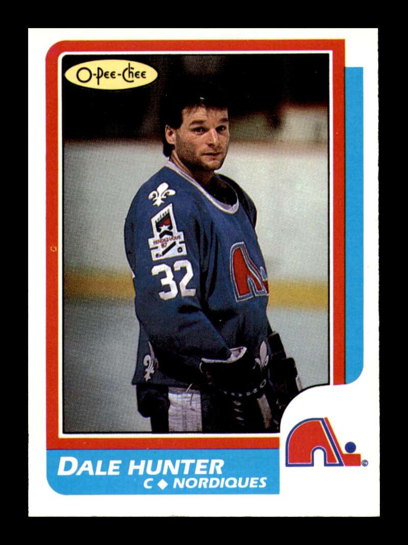 Load image into Gallery viewer, 1986-87 O-Pee-Chee Dale Hunter #192 Quebec Nordiques NM Near Mint Image 1
