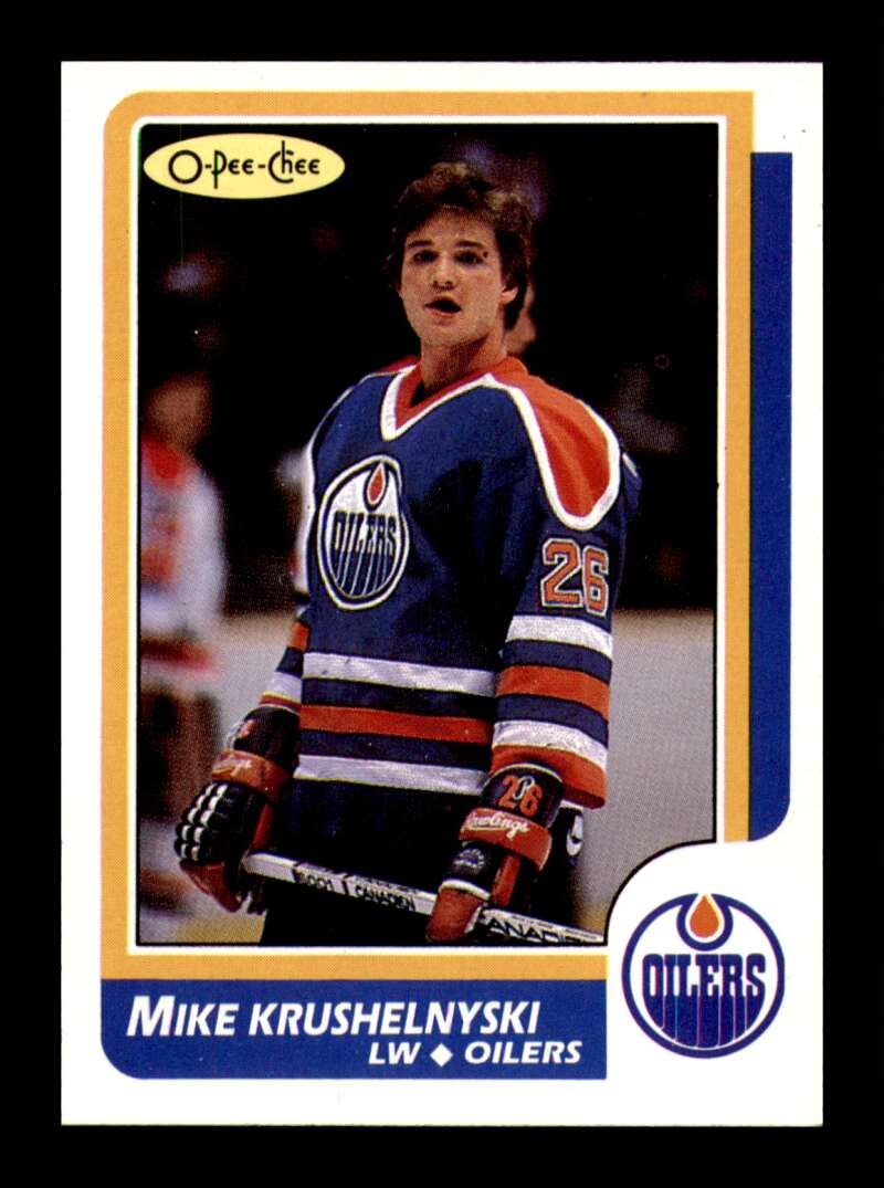 Load image into Gallery viewer, 1986-87 O-Pee-Chee Mike Krushelnyski #193 Edmonton Oilers NM Near Mint Image 1
