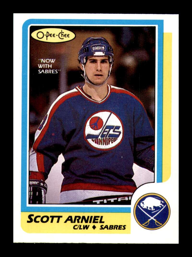 Load image into Gallery viewer, 1986-87 O-Pee-Chee Scott Arniel #194 Buffalo Sabres NM Near Mint Image 1
