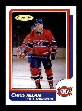 1986-87 O-Pee-Chee Chris Nilan 