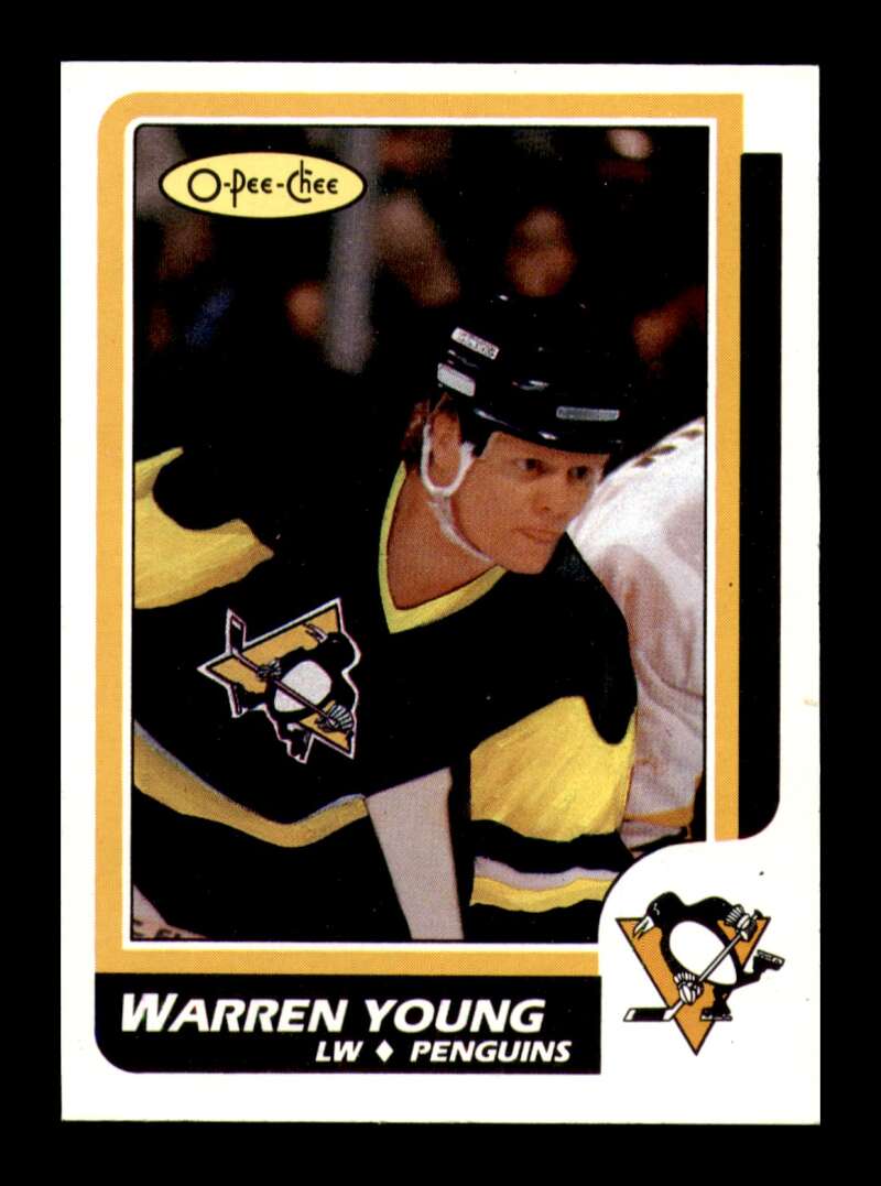 Load image into Gallery viewer, 1986-87 O-Pee-Chee Warren Young #209 Pittsburgh Penguins NM Near Mint Image 1

