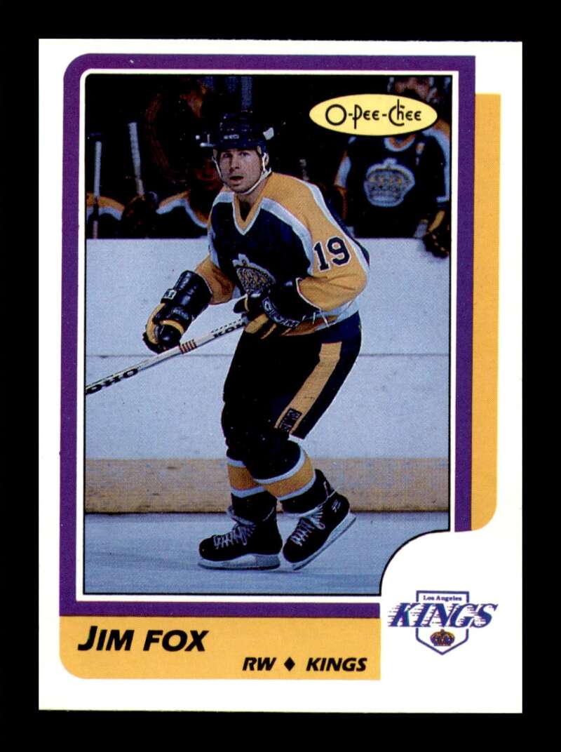 Load image into Gallery viewer, 1986-87 O-Pee-Chee Jim Fox #215 Los Angeles Kings NM Near Mint Image 1
