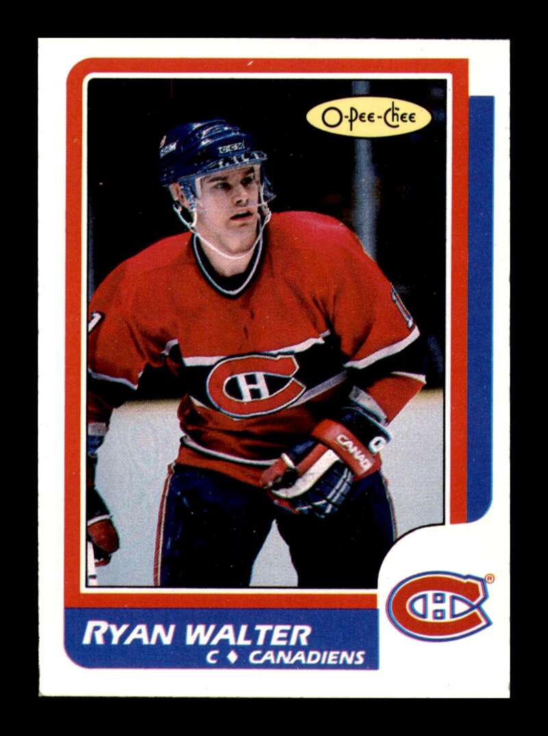 Load image into Gallery viewer, 1986-87 O-Pee-Chee Ryan Walter #224 Montreal Canadiens NM Near Mint Image 1
