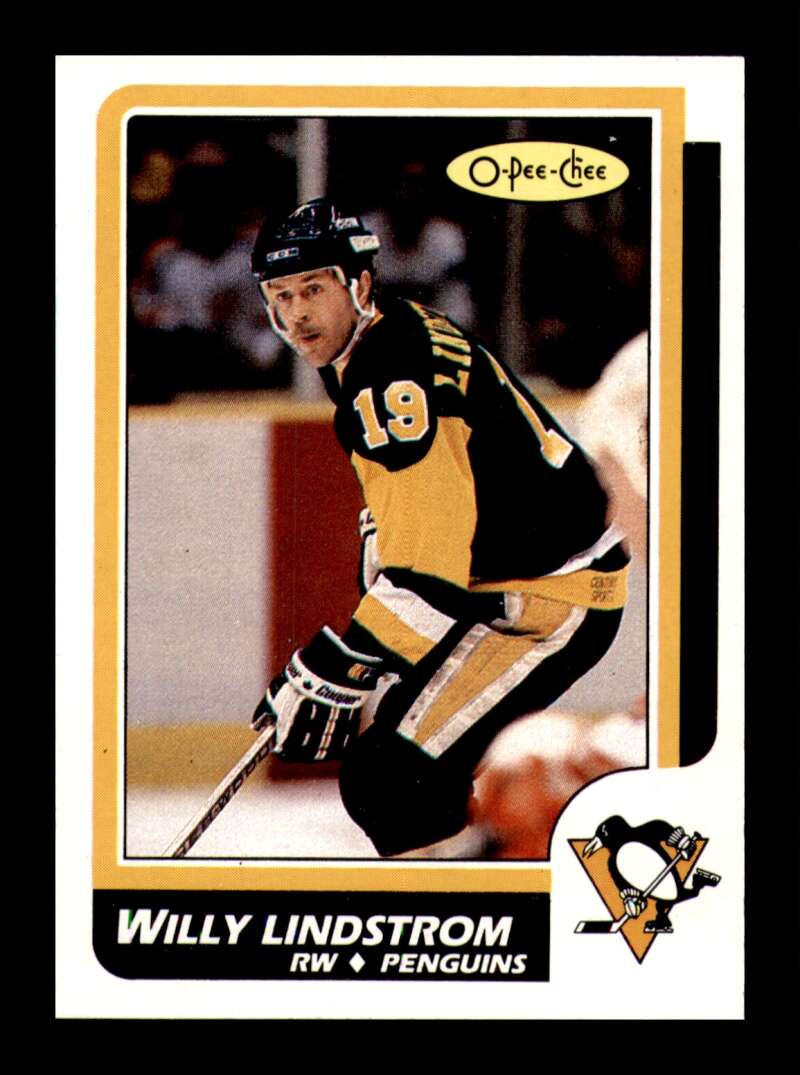 Load image into Gallery viewer, 1986-87 O-Pee-Chee Willy Lindstrom #232 Pittsburgh Penguins NM Near Mint Image 1
