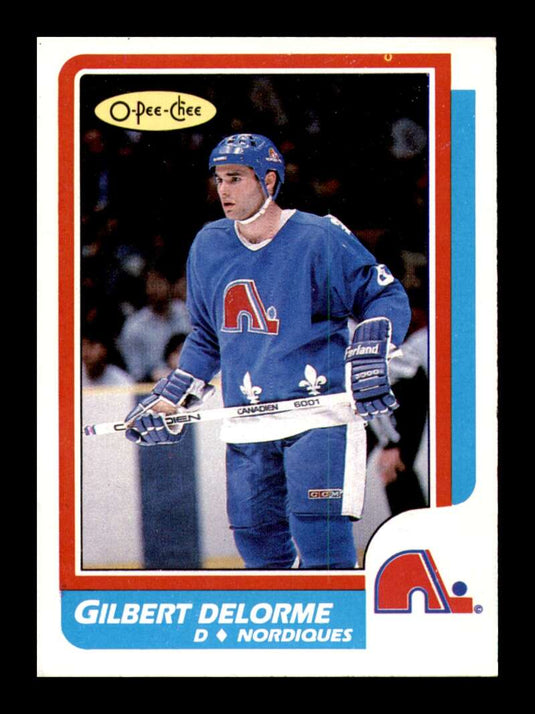 1986-87 O-Pee-Chee Gilbert Delorme 