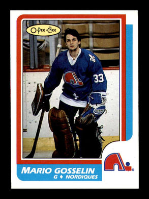1986-87 O-Pee-Chee Mario Gosselin 