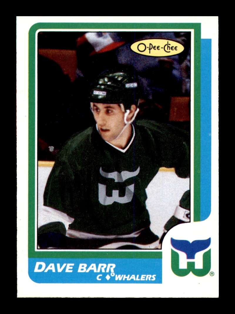Load image into Gallery viewer, 1986-87 O-Pee-Chee Dave Barr #237 Hartford Whalers Rookie RC NM Near Mint Image 1
