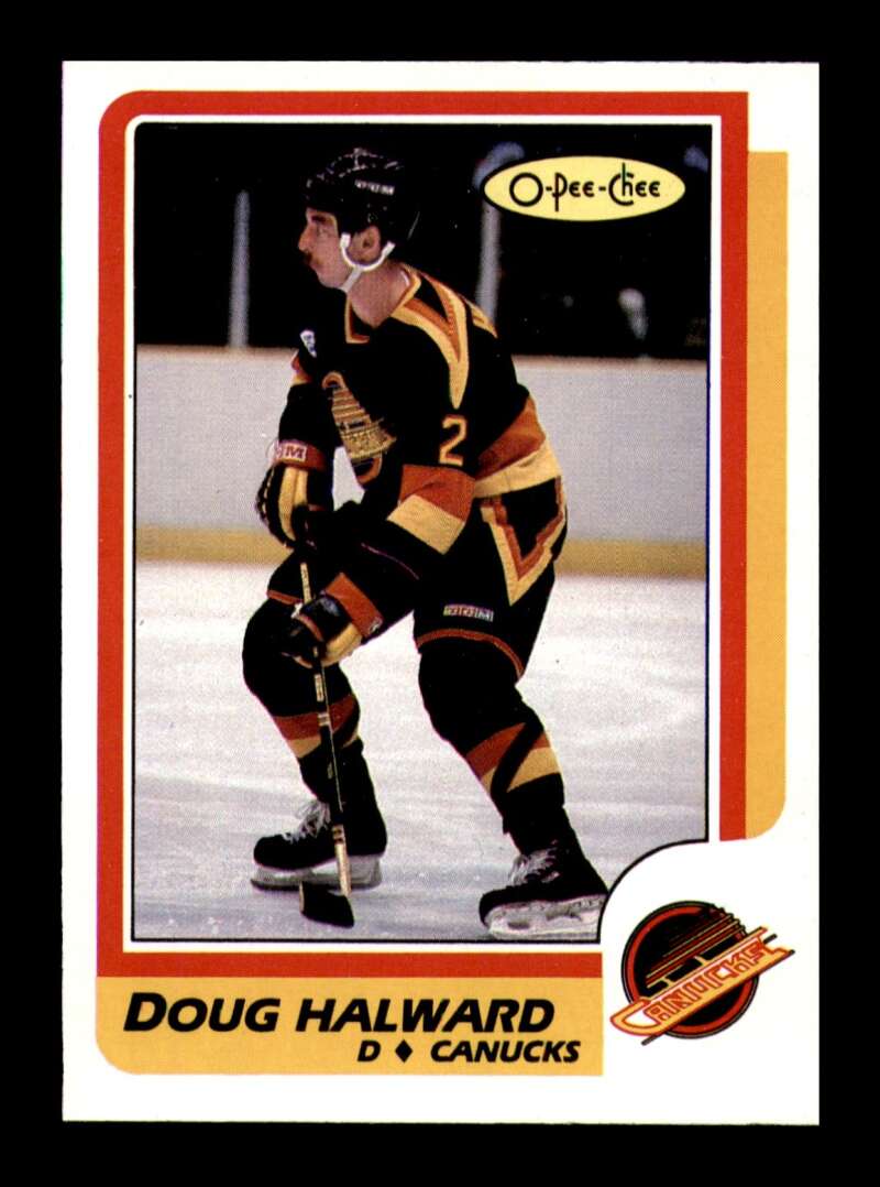 Load image into Gallery viewer, 1986-87 O-Pee-Chee Doug Halward #248 Vancouver Canucks NM Near Mint Image 1
