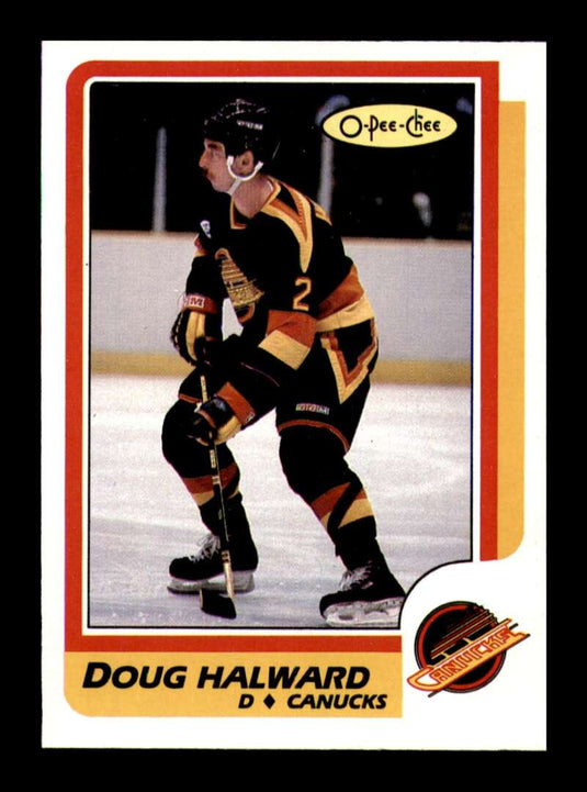 1986-87 O-Pee-Chee Doug Halward 