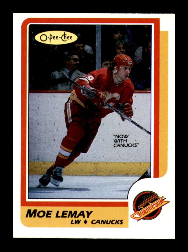 Load image into Gallery viewer, 1986-87 O-Pee-Chee Moe Lemay #249 Vancouver Canucks NM Near Mint Image 1
