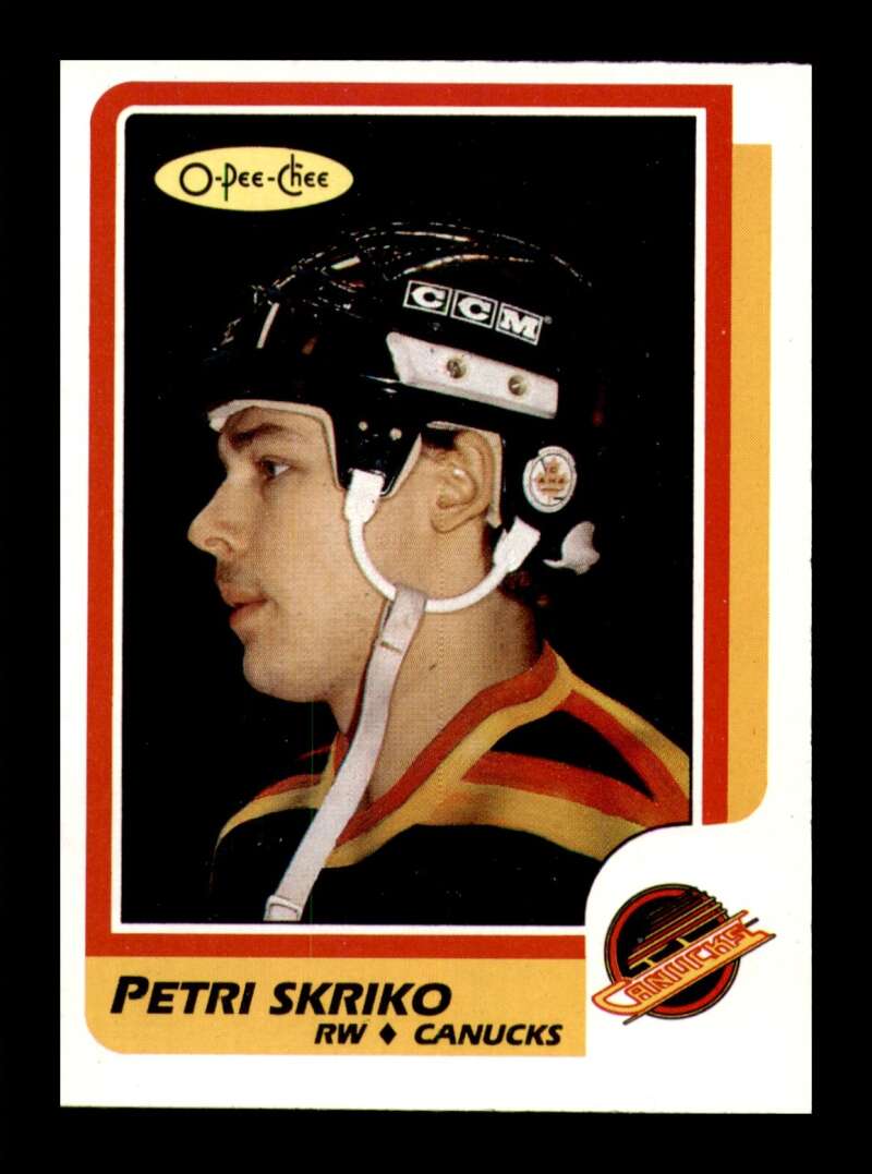Load image into Gallery viewer, 1986-87 O-Pee-Chee Petri Skriko #252 Vancouver Canucks Rookie RC NM Near Mint Image 1
