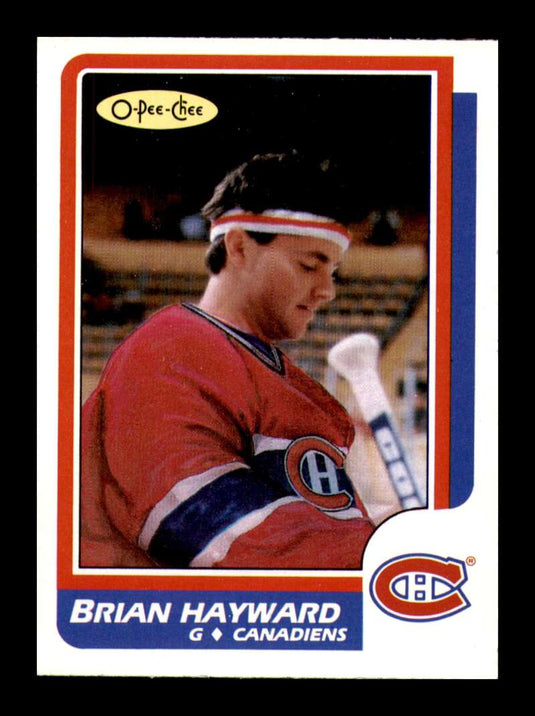 1986-87 O-Pee-Chee Brian Hayward 
