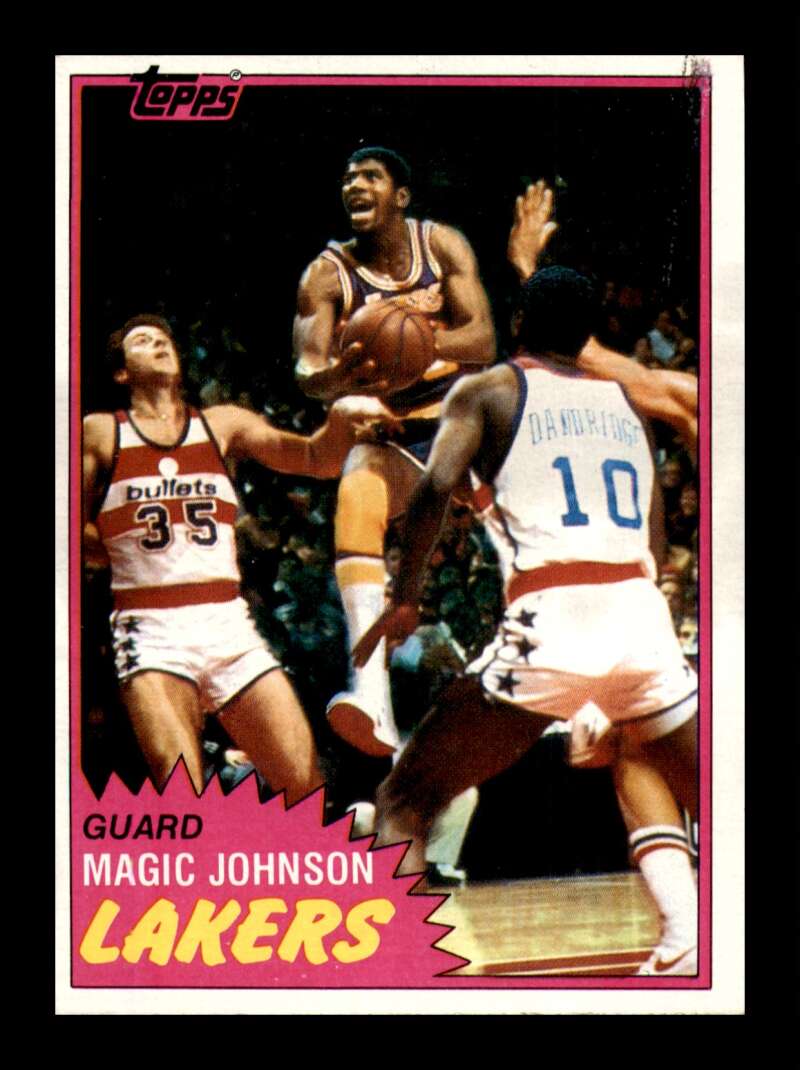 Load image into Gallery viewer, 1981-82 Topps Magic Johnson #21 2nd Year Los Angeles Lakers NM Near Mint Image 1
