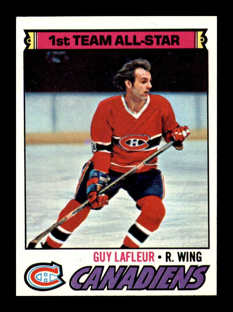 Load image into Gallery viewer, 1977-78 Topps Guy Lafleur #200 Montreal Canadiens All Star NM Near Mint Image 1
