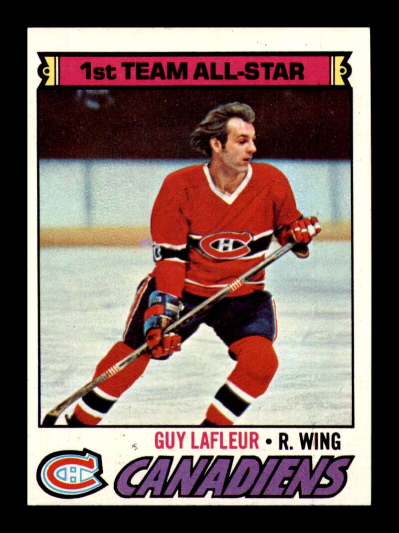 Load image into Gallery viewer, 1977-78 Topps Guy Lafleur #200 Montreal Canadiens All Star NM Near Mint Image 1
