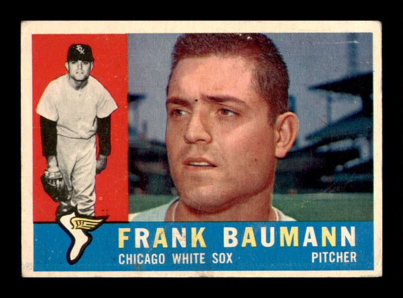 Load image into Gallery viewer, 1960 Topps Frank Baumann #306 Chicago White Sox VG-VGEX Corner Crease Image 1
