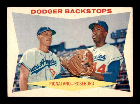 1960 Topps Joe Pignatano John Roseboro 