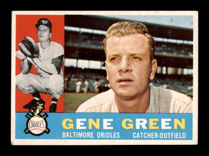 Load image into Gallery viewer, 1960 Topps Gene Green #269 Baltimore Orioles VG-VGEX Corner Crease Image 1
