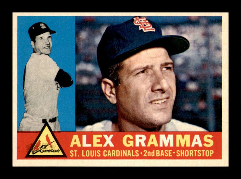 Load image into Gallery viewer, 1960 Topps Alex Grammas #168 St. Louis Cardinals NM Near Mint Image 1
