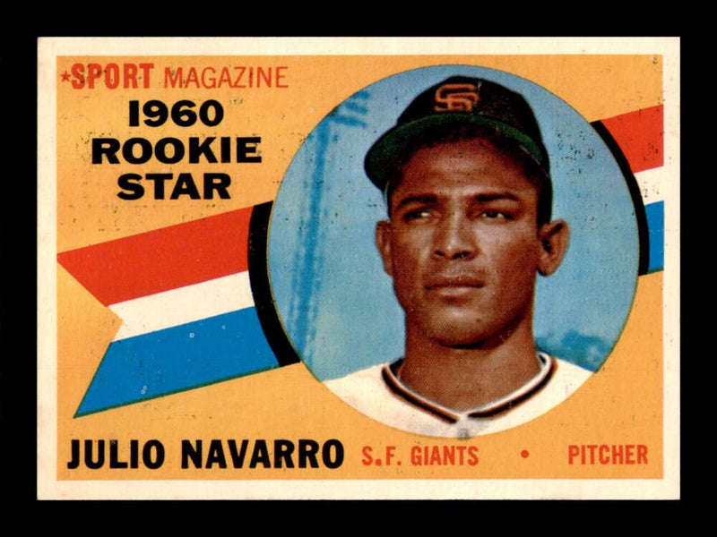 Load image into Gallery viewer, 1960 Topps Julio Navarro #140 San Francisco Giants Rookie RC NM Near Mint Image 1
