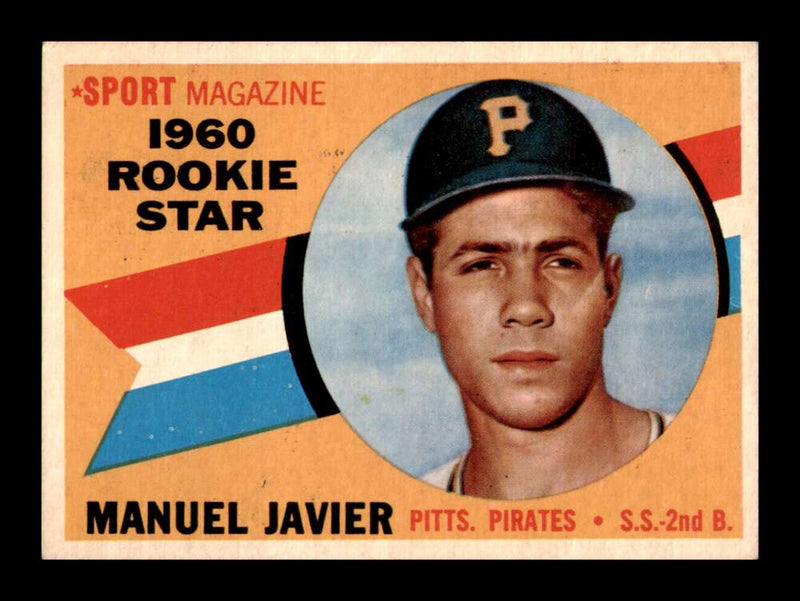 Load image into Gallery viewer, 1960 Topps Manuel Javier #133 Pittsburgh Pirates Rookie RC EX-EXMINT Image 1
