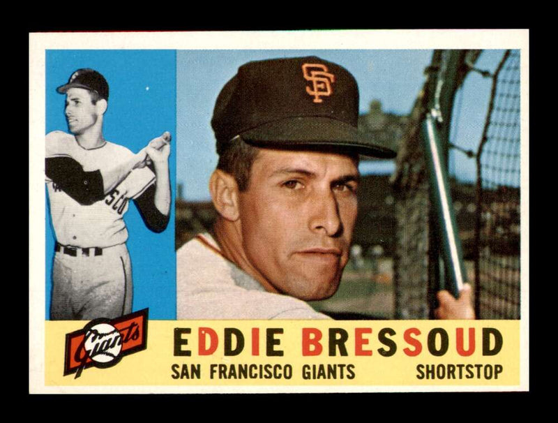 Load image into Gallery viewer, 1960 Topps Eddie Bressoud #253 San Francisco Giants VG-VGEX Corner Crease Image 1
