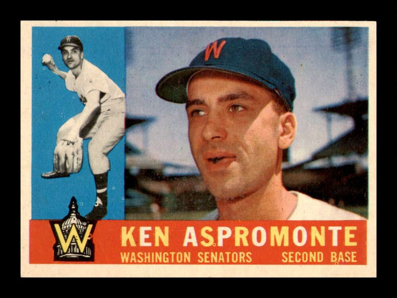 Load image into Gallery viewer, 1960 Topps Ken Aspromonte #114 Washington Senators NM Near Mint Image 1
