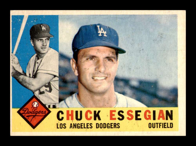 Load image into Gallery viewer, 1960 Topps Chuck Essegian #166 Los Angeles Dodgers EX-EXMINT Image 1
