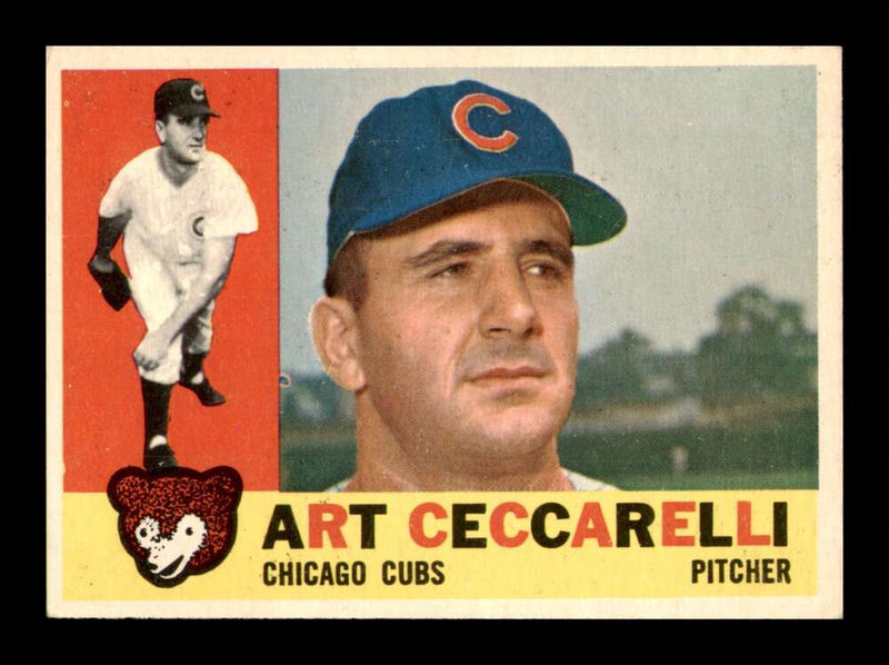 Load image into Gallery viewer, 1960 Topps Art Ceccarelli #156 Chicago Cubs EX-EXMINT Image 1
