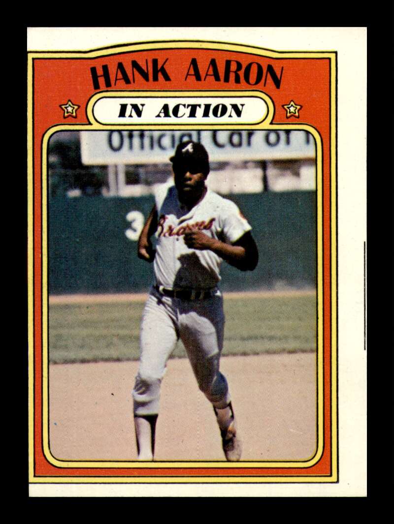 Load image into Gallery viewer, 1972 Topps Hank Aaron #300 Atlanta Braves In Action EX-EXMINT Image 1

