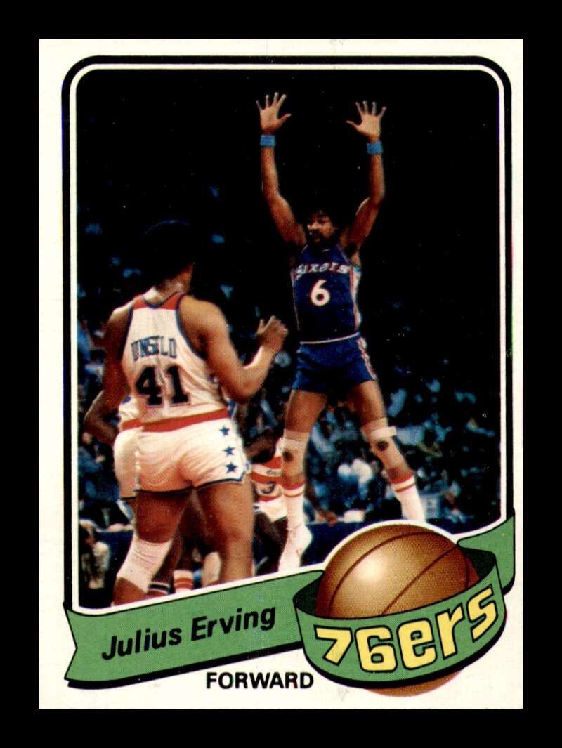 Load image into Gallery viewer, 1979-80 Topps Julius Erving #20 Philadelphia 76ers NM Near Mint Image 1

