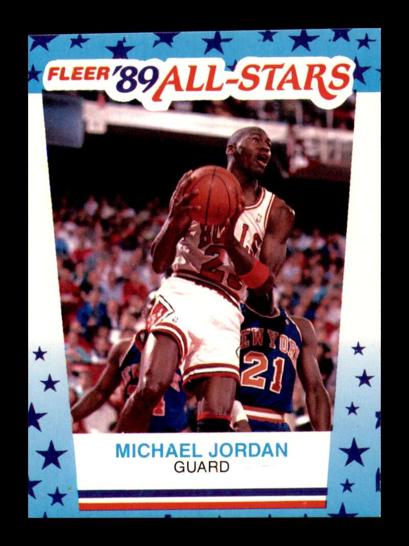 Load image into Gallery viewer, 1989-90 Fleer Michael Jordan #3 Chicago Bulls All-Stars Sticker NM Near Mint Image 1
