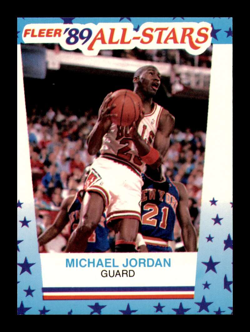 Load image into Gallery viewer, 1989-90 Fleer Michael Jordan #3 Chicago Bulls All-Stars Sticker NM Near Mint Image 1
