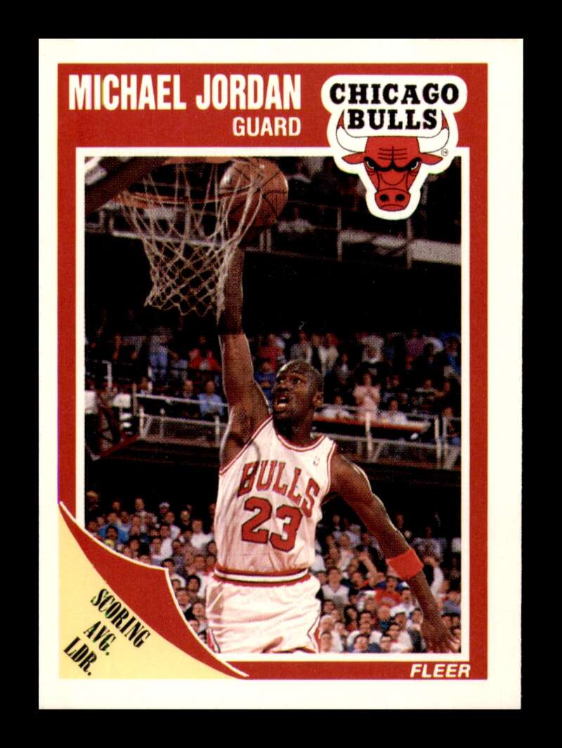 Load image into Gallery viewer, 1989-90 Fleer Michael Jordan #21 Chicago Bulls NM Near Mint Image 1
